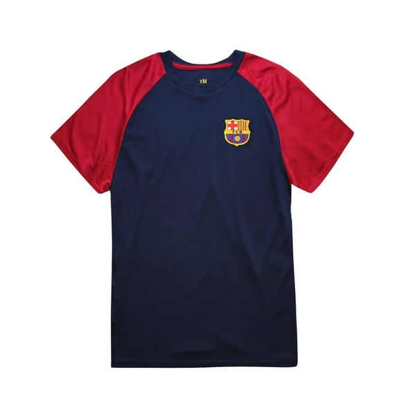 Icon Sports Compatible with FC Barcelona Soccer Poly Youth Soccer Jersey - YXL