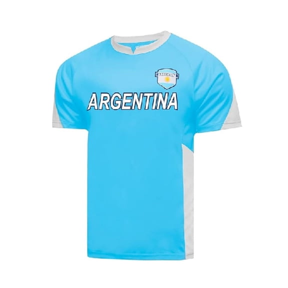 Icon Sports Country Soccer Jersey Game Day Shirt - Striker, Argentina, X-Large