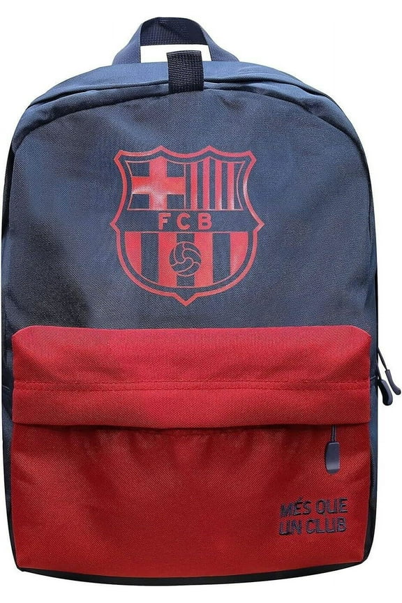 FC Barcelona Adult Football Fan Soccer Backpack [Red Logo]