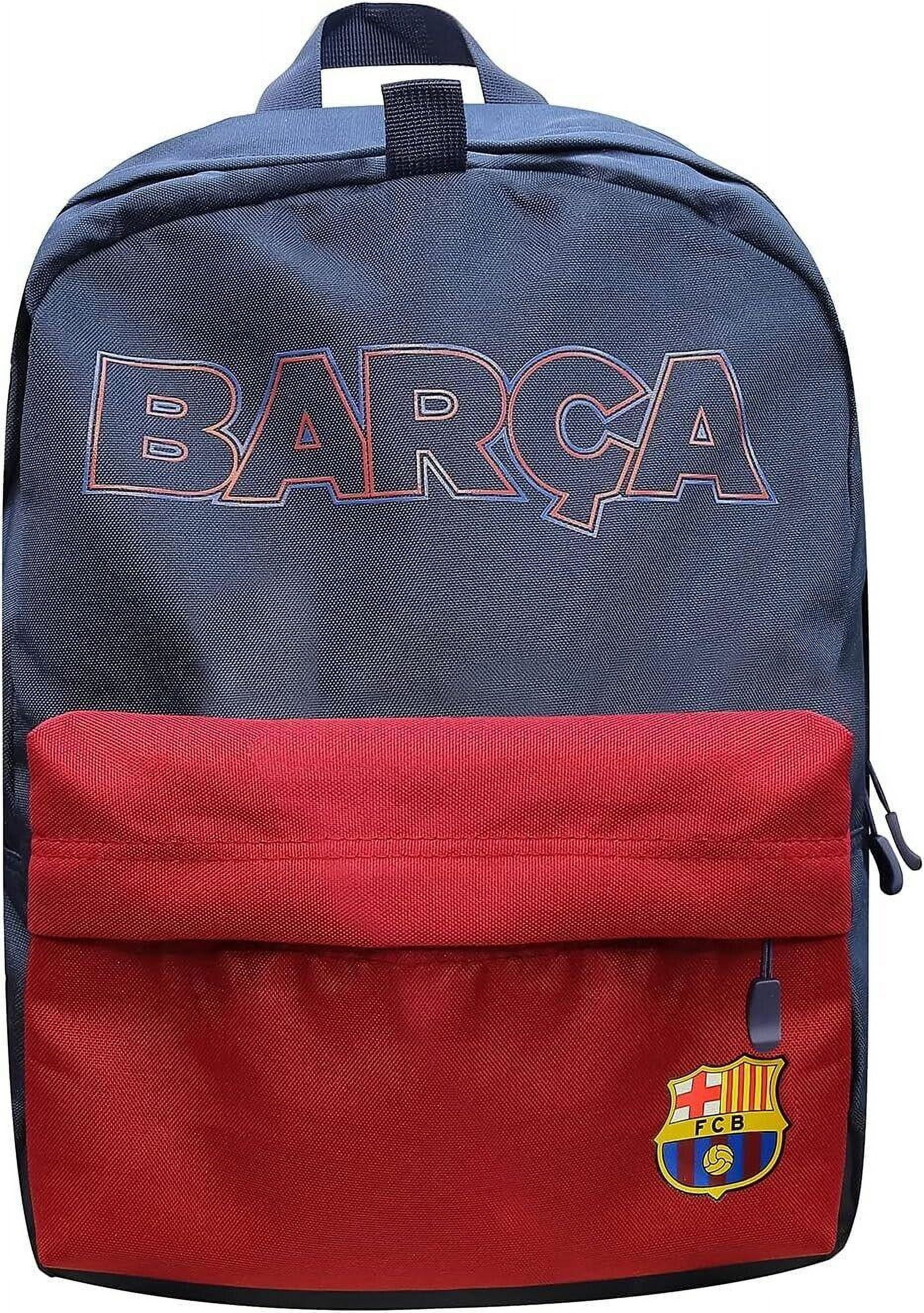 Icon Sports FC Barcelona Adult Football Fan Soccer Backpack [Red ...
