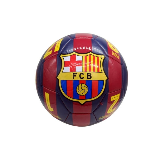 Icon Sports FC Barcelona Soccer Ball Official Licensed Player Number Ball 06 [Size 4]