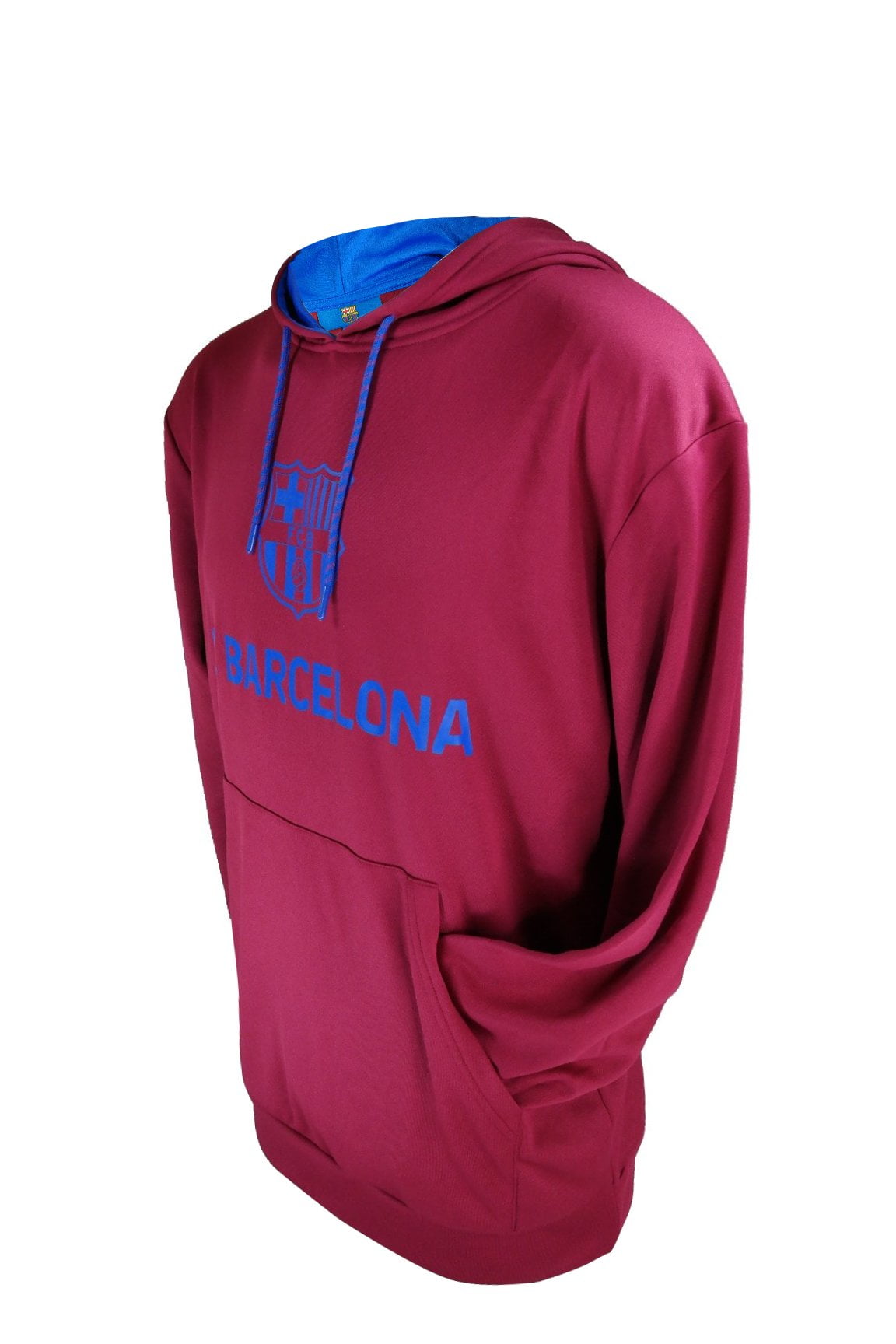 FC Barcelona Official Soccer Hoodie – Youth Pullover Sweater With Team Logo, Kangaroo Pocket, Adjustable Hood – Warm & Comfy Fan Gear - View #9
