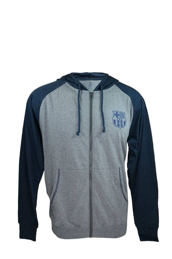 Group FC Barcelona Zipper Official Soccer Summer Hoodie 001 -L