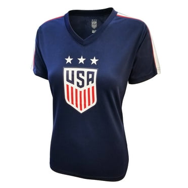 Icon Sports Group U.S.Soccer USWNT Women's Polymesh Tee - Large