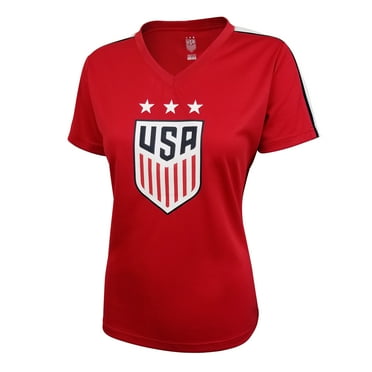 Icon Sports Group U.S.Soccer USWNT Women's Soccer Stadium Polymesh Tee - Extra Large