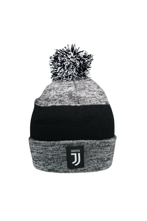 Juventus Adult Unisex Pom Pom Winter Soccer Beanie 5– [Custom Initials/Number]