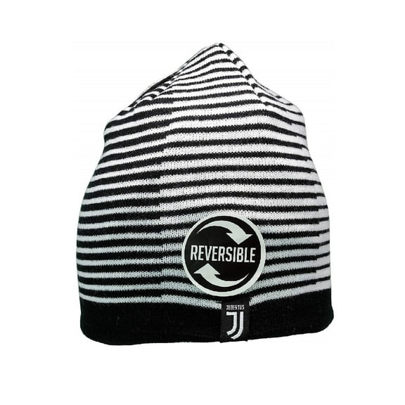 Icon Sports Juventus Licensed Adult Winter Soccer Beanie 2– [Custom Initials/Number]