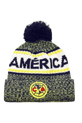 – Kids Official Club América Knit Winter Warm Pom Beanie for Youth Boys & Girls 2 – [Custom Initials/Number]