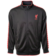Icon Sports Liverpool FC Track Jacket, Black/Red, XXL, 100% Polyester