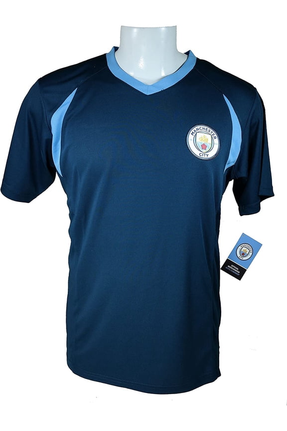 Manchester City Soccer Poly Jersey -10 Large