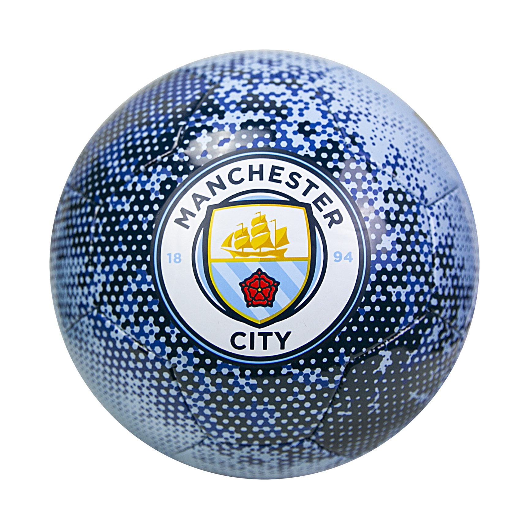 Manchester City Blue and White Size 5 Soccer Ball