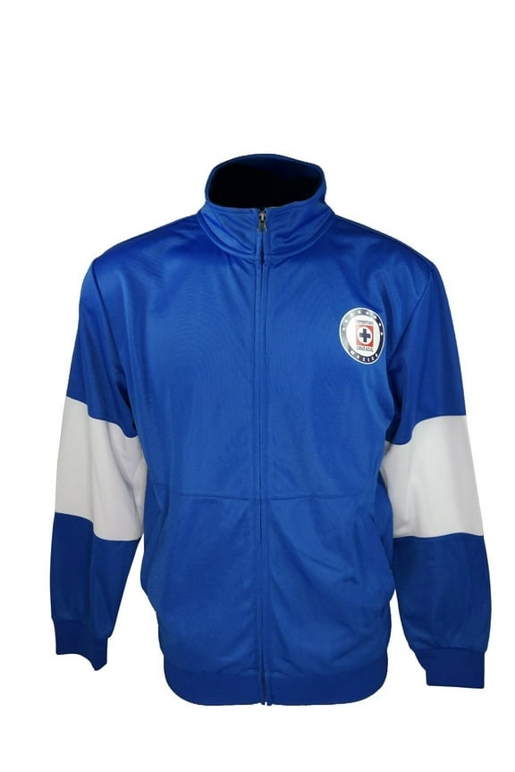 Men Cruz Azul Officially Licensed Zipper Soccer Jacket Small