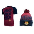 thumbnail image 1 of Icon Sports Men FC Barcelona Official Soccer Jersey and Beanie Combo 16 - XL, 1 of 6