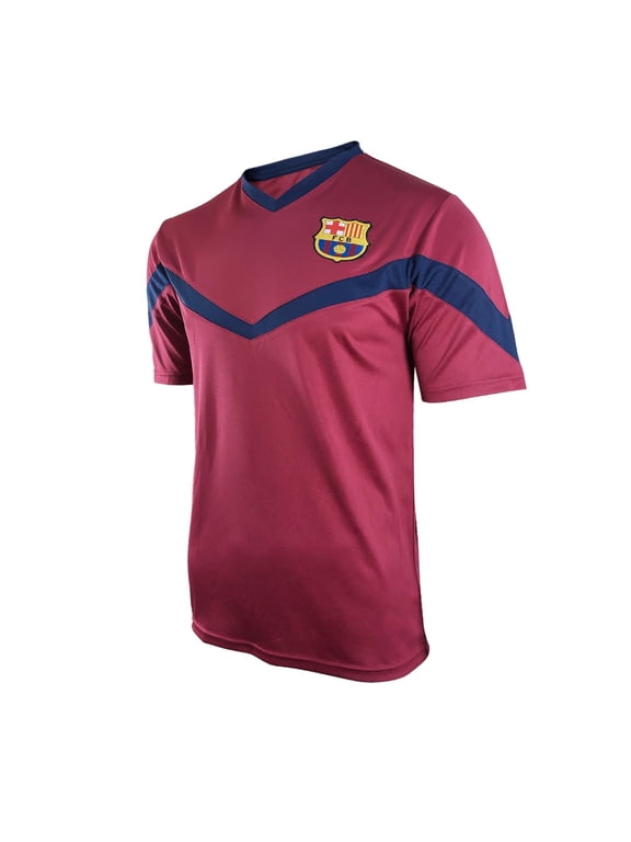 Men FC Barcelona Officially Licensed Soccer Poly Shirt Jersey -10 XL