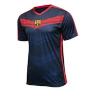 Icon Sports Men FC Barcelona Officially Licensed Soccer Poly Shirt Jersey -12 Medium