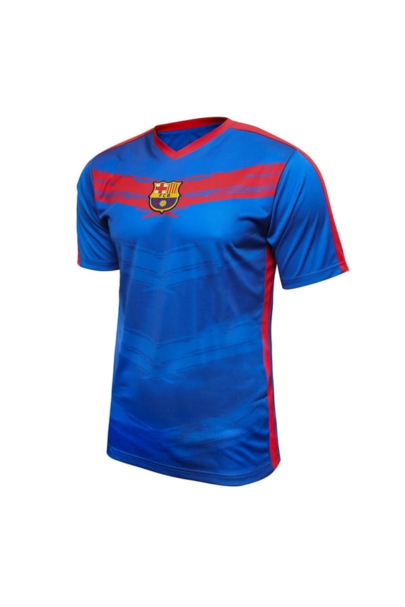 Men FC Barcelona Officially Licensed Soccer Poly Shirt Jersey -23 XL