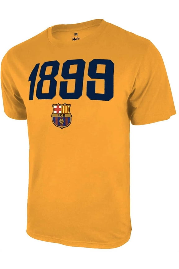 Men FC Barcelona Officially Licensed Soccer T-Shirt Cotton Tee -09 Small