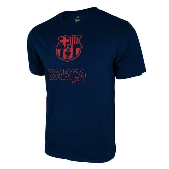 Icon Sports Men FC Barcelona Officially Licensed Soccer T-Shirt Cotton Tee -19 Medium
