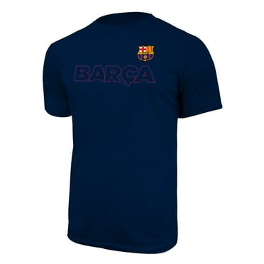 Icon Sports Men FC Barcelona Officially Licensed Soccer T-Shirt Cotton Tee -22 Small