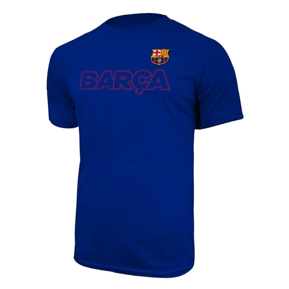Icon Sports Men FC Barcelona Officially Licensed Soccer T-Shirt Cotton Tee -23 Small