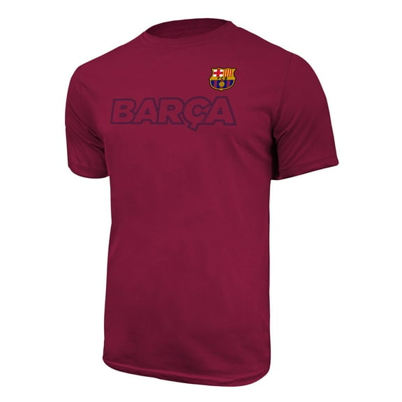 Icon Sports Men FC Barcelona Officially Licensed Soccer T-Shirt Cotton Tee -24 Small