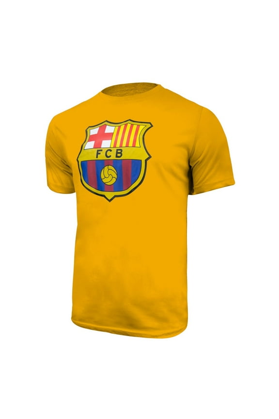 Men FC Barcelona Officially Licensed Soccer T-Shirt Cotton Tee -28 Large