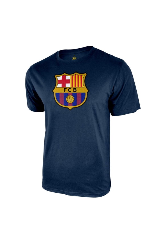 Men FC Barcelona Officially Licensed Soccer T-Shirt Cotton Tee -31 Small