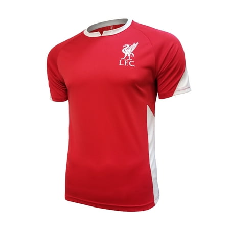 Icon Sports Men Liverpool Licensed Soccer Poly Shirt Jersey - Custom Name and Number - -03 Large