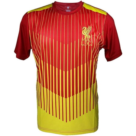 Icon Sports Men Liverpool Licensed Soccer Poly Shirt Jersey - Custom Name and Number - -16 Small