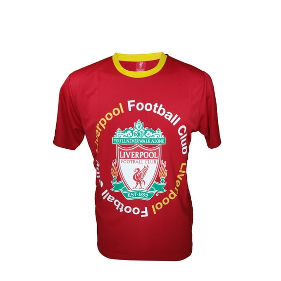 Icon Sports Men Liverpool Licensed Soccer Poly Shirt Jersey - Custom Name and Number - -24 Large