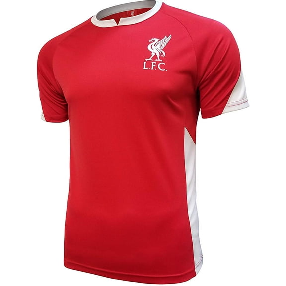 Icon Sports Men Liverpool Official Licensed Soccer Poly Shirt Jersey -28 Medium