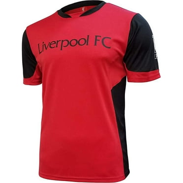 Icon Sports Men Liverpool Officially Licensed Soccer Poly Shirt Jersey -01 Large