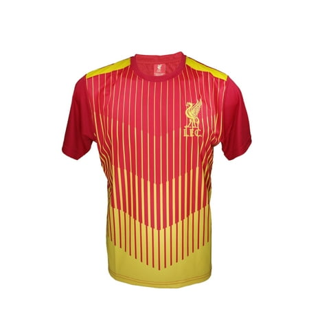 Icon Sports Men Liverpool Officially Licensed Soccer Poly Shirt Jersey -15 Large