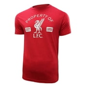 Icon Sports Men Liverpool Officially Licensed Soccer T-Shirt Cotton Tee -10 Large