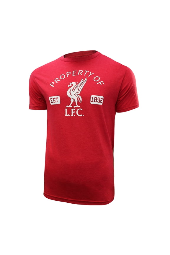 Men Liverpool Officially Licensed Soccer T-Shirt Cotton Tee -10 Large