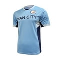 thumbnail image 1 of Icon Sports Men Manchester City Officially Licensed Soccer Poly Shirt Jersey -03 XL, 1 of 1