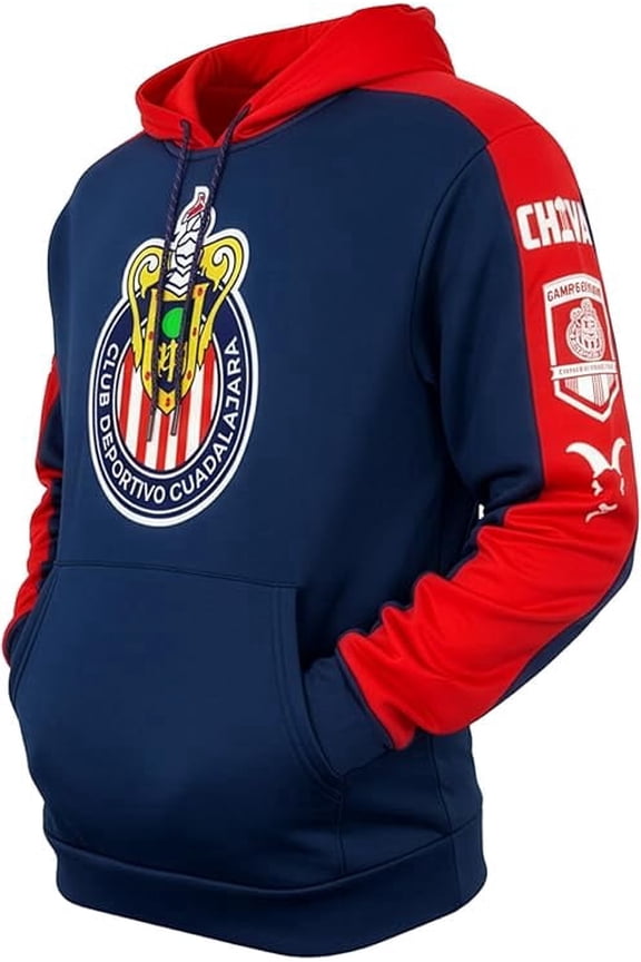Men's Chivas de Guadalajara Polyester Pullover Hoodie, S-XL