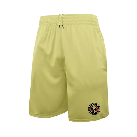 Icon Sports Men's Club America Officially Poly Soccer Shorts -03 Small