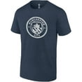 thumbnail image 1 of Icon Sports Men’s Soccer T-Shirt – Official Adult Cotton Short Sleeve Football Club Casual Graphic Tee (Heather Navy), 1 of 5