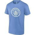 thumbnail image 1 of Icon Sports Men’s Soccer T-Shirt – Official Adult Cotton Short Sleeve Football Club Casual Graphic Tee (Light Blue), 1 of 5