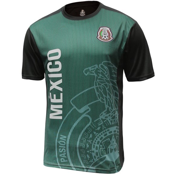 Icon Sports Mens Mexico National Team League Logo Short Sleeve Game Day Jersey