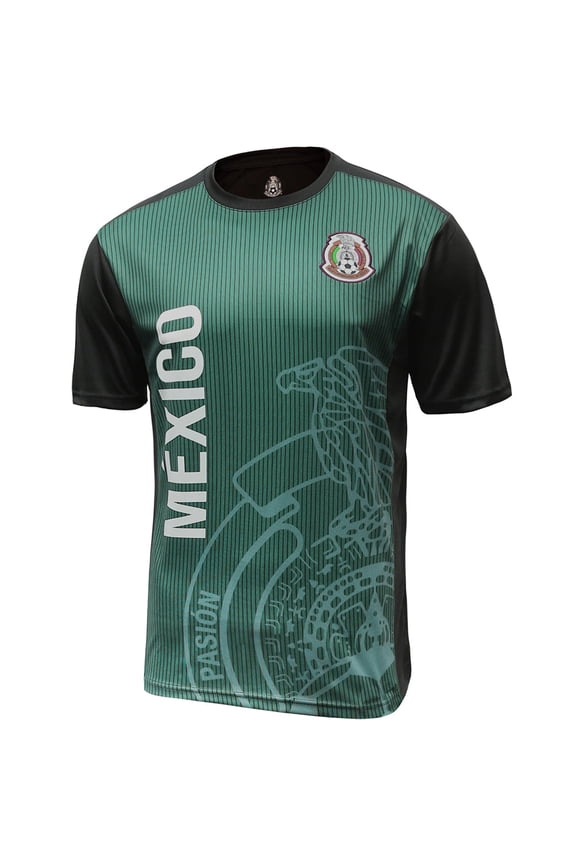 Mens Mexico National Team League Logo Short Sleeve Game Day Jersey