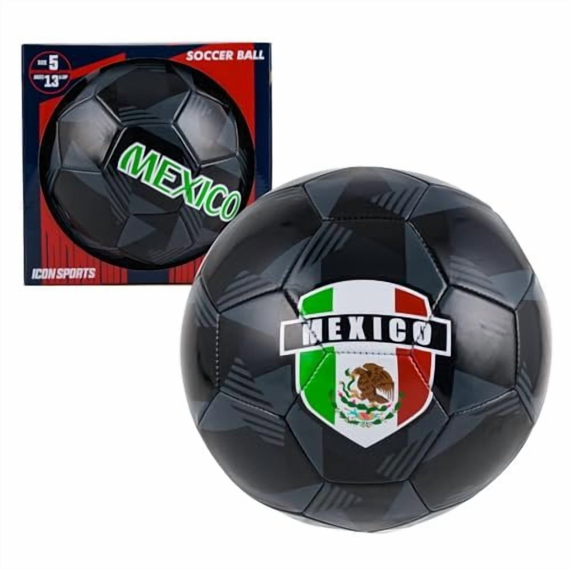 Icon Sports Mexico Soccer Ball Size 5 Inflated