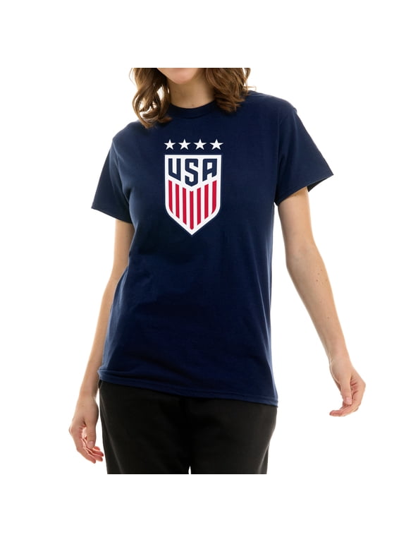 Offical Licensed US Soccer Federation USWNT Player 4 Star T-Shirt | Trinity Rodman, Large