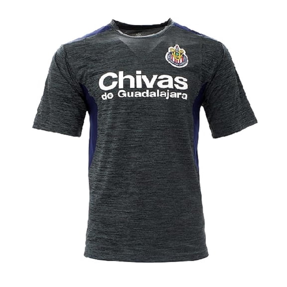 Icon Sports Official Licensed Club Deportivo Guadalajara Space Dye Game Day Shirt - Gray, X-Large