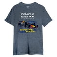 thumbnail image 1 of Icon Sports Official Licensed Oracle Red Bull Racing Adult Cotton Tee – Navy Heather 564, X-Large [Custom Name/Number], 1 of 4