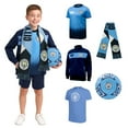 thumbnail image 1 of Icon Sports Official Manchester City FC Ultimate Fan Pack - Unisex Kids - Jacket, T-Shirts, Scarf & Soccer Ball - MCUFP Light Blue YM, 1 of 1
