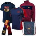 thumbnail image 1 of Icon Sports Officially Licensed FC Barcelona Ultimate Fan Pack | Starter Pack, X-Large, 1 of 5