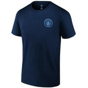 Icon Sports Officially Licensed Manchester City Cotton Tee T-Shirts [Navy, Medium]