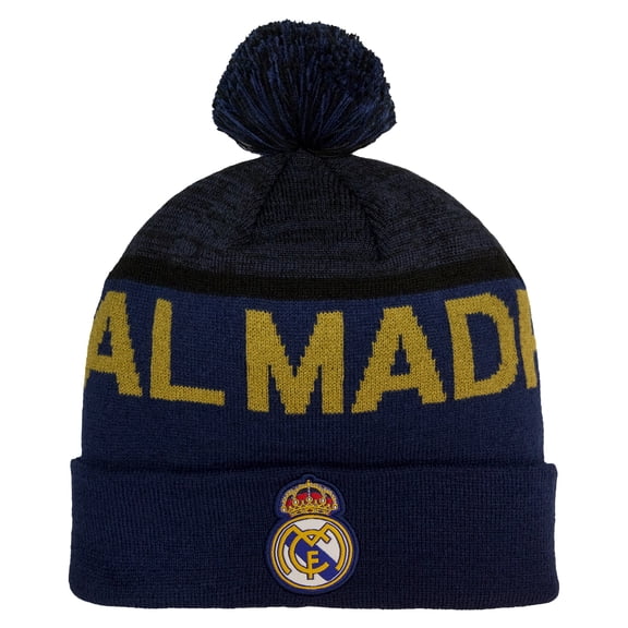 Icon Sports Officially Licensed Real Madrid CF Beanie - Unisex Adult - RM41BN Navy
